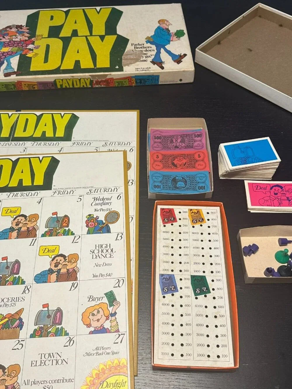 Vintage‎ Board Game Lot (3) Careers 1992, Pay Day 1975 & Organized Crime 1974